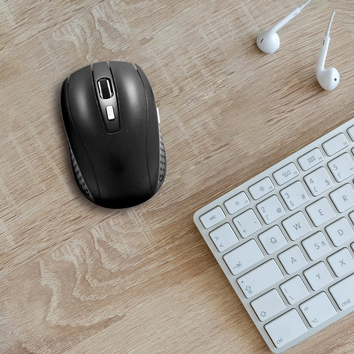 SAWU Chuột Quang Không Dây Di Động 2.4G Cho Máy Tính Máy Tính Xách Tay Game Thủ
