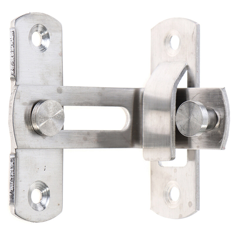 【Flash Sale】1PC Door Lock Metal Hook Latch Toilet Doors Right Angle