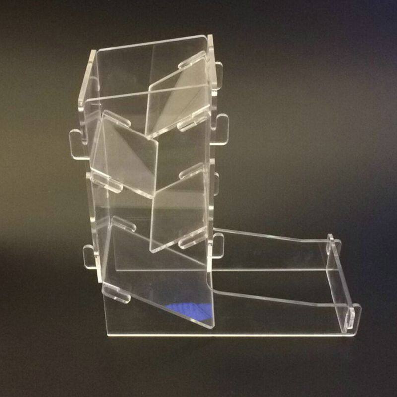 DND Acrylic Transparent Dice Tower DIY Board Game RPG Rolling Tower MTG Games