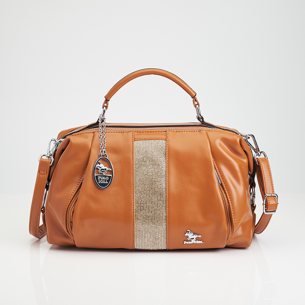 POLO HILL Ladies Crossbody Sling Bag with Glitter Stripes PHD1-0B