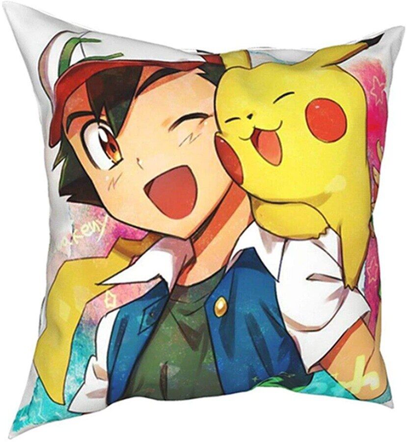 Pokemon Cushion Cover Plush Toys Pikachu Go Psyduck Pillowcase Cartoon Pillow  Cases Sofa Car Home Plush Cover Gifts Toys 45x45cm - Price history & Review, AliExpress Seller - Interesting Anime Store