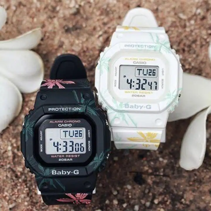 baby g floral watch