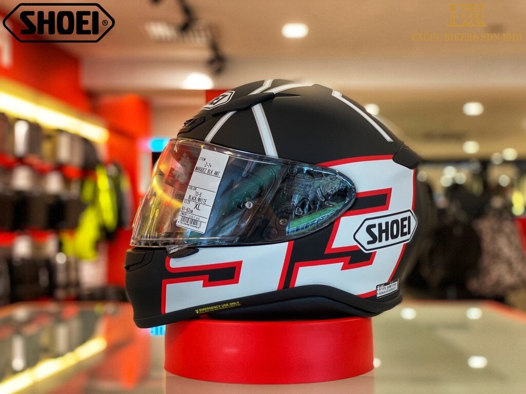 shoei black ant