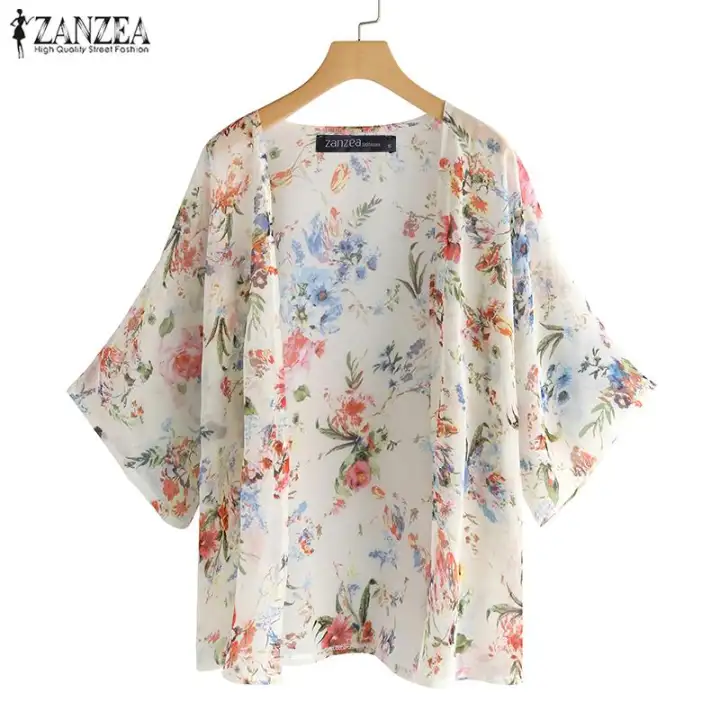 floral summer cardigan