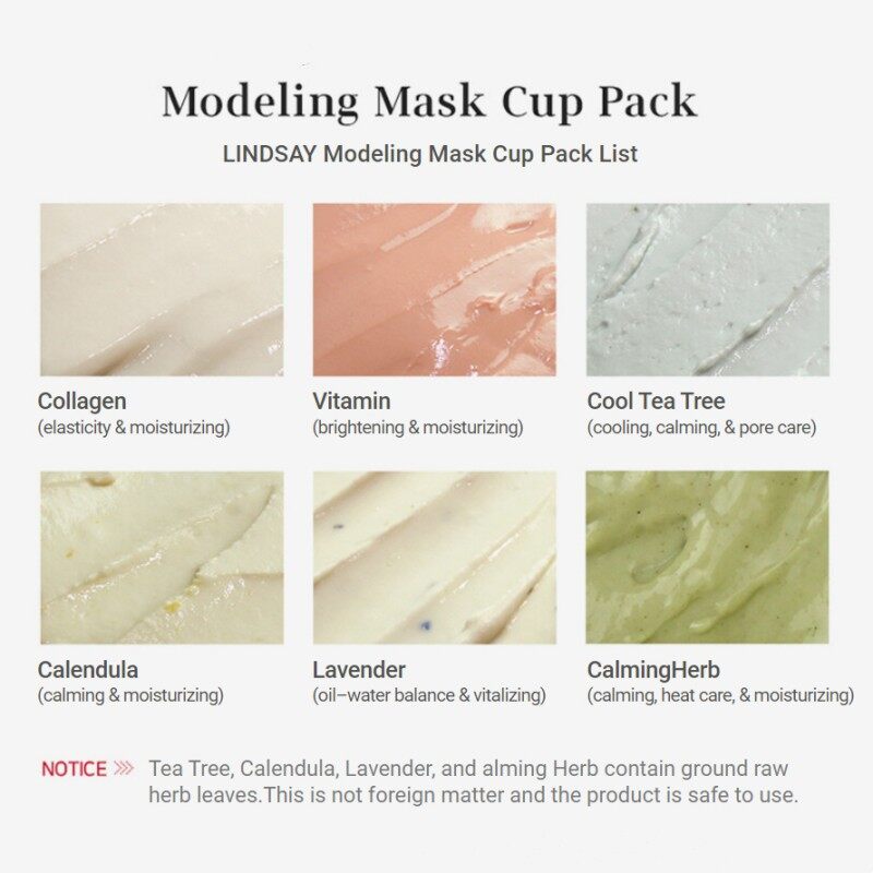 [100% Original] Mặt nạ Lindsay Modeling Mask Cup Pack 28g