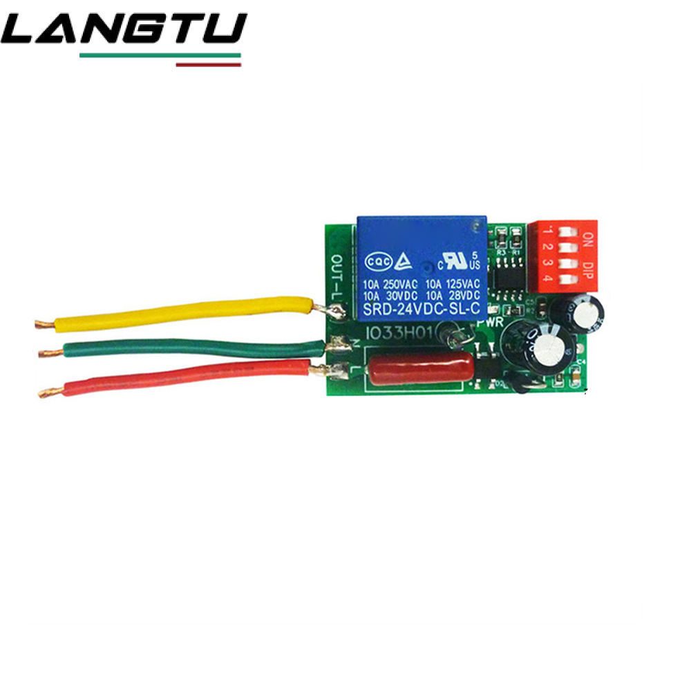 LANGTU AC100V~220V Delay Timer Timing Switch Relay Adjustable Timer Delay Turn Off Module Timing Relay Time Switch
