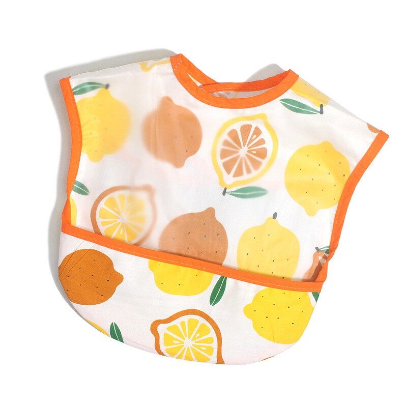 Cartoon Baby Bibs Waterproof Infant Eating Children Drawing Sleeveless Baby Bandana Bibs Soft Baby Bib Baby Feeding Stuff