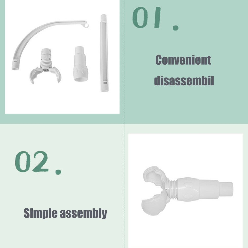 Children's Bed Mobile Holder Baby Bed Claw Mobile Poles Rotating Mobile