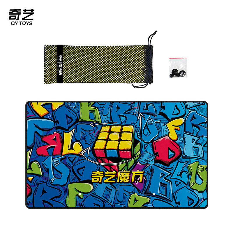 (Siêu quạt) Qiyi khối rubik tốc độ hẹn giờ thi đấu Thảm tập giáo dục trẻ em chơi đồ chơi một khối lập phương thần kỳ Mat nhiều phong cách