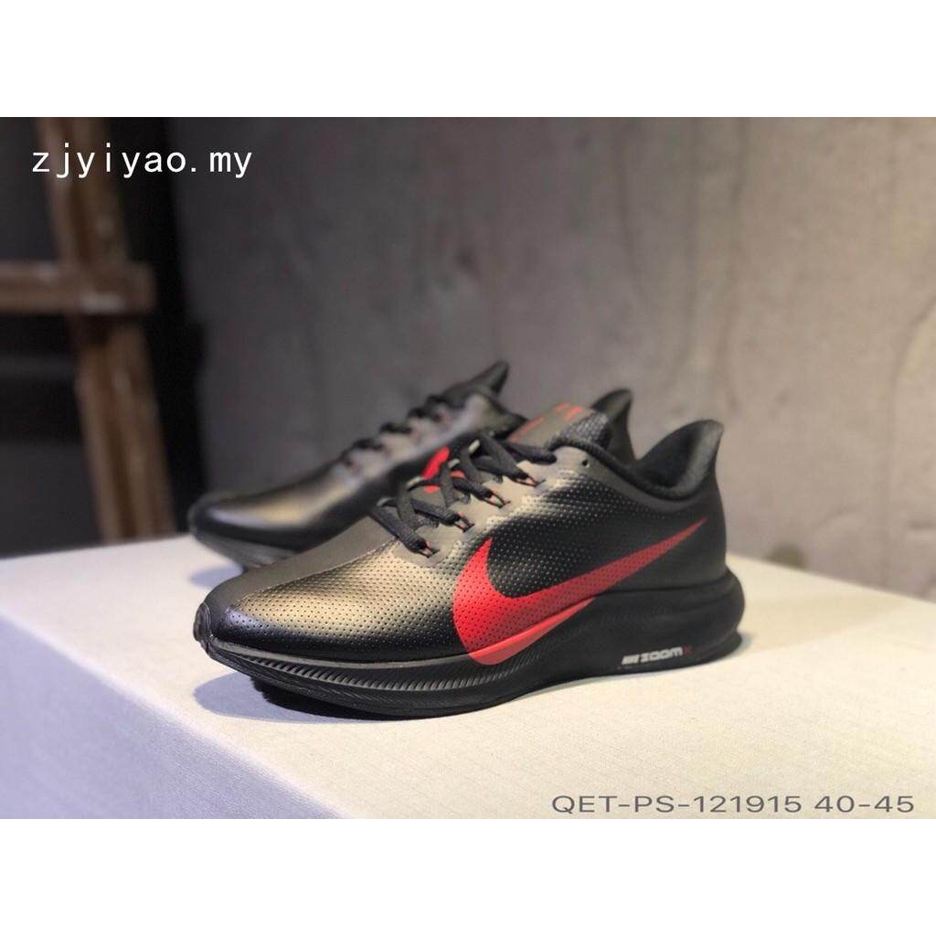 Nike Zoom Pegasus 35 Turbo Nyaman Pria Olahraga Sepatu Lari Kulit