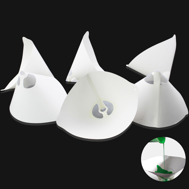 100 Cái Bộ Lọc Sơn Giấy Bộ Lọc Hình Nón Sơn Giấy Bộ Lọc Lưới Bộ Lọc Hình Nón Phễu Sơn 190 Micron