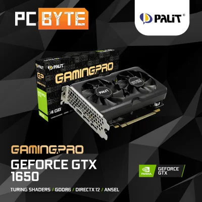 Palit Geforce GTX 1650 Gaming Pro Graphic Card 4GB GDDR6