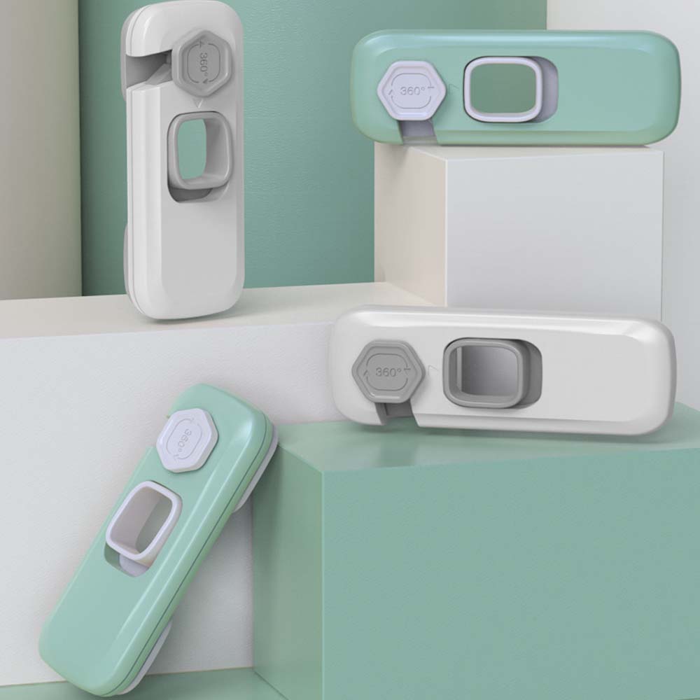 CAEWE Children Baby Anti-pinch Hand Furniture Closet Sliding Door Refrigerator Safety Lock Cabinet Lock Care Products Locks Strap
