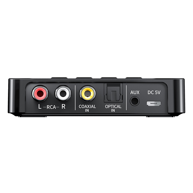 VAORLO Bộ Thu Chuyển Đổi Bluetooth Không Dây Hiển Thị Kỹ Thuật Số Máy Phát Với TF Từ Xa U-Đĩa Phát Âm Thanh Nổi Có Mic, Kết Nối Quang 3.5Mm Dành Cho TV PC