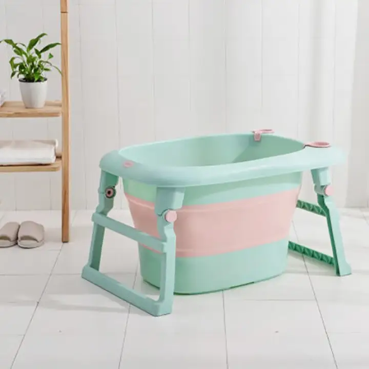 Baby Bathtub For Kids Portable Folding Children Bath Barrel Large Household Seated Collapsible Plastic Foldable Bathtub Kids Lazada Ph
