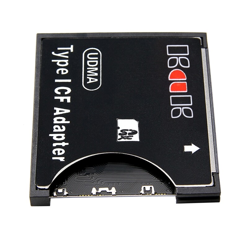 Memory Card Adapter SD SDHC SDXC to High-Speed Extreme Compact Flash CF Type I for Camera