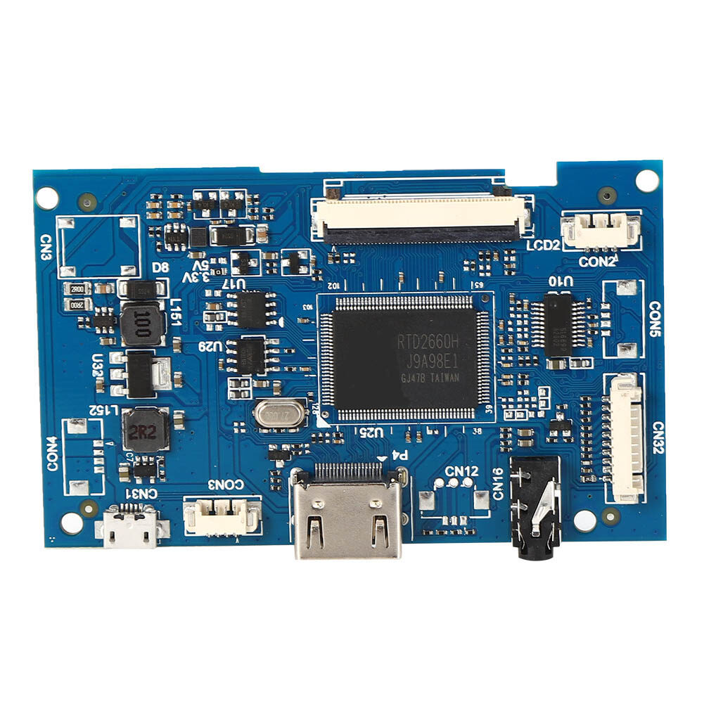 Controller Board, Liquid Screen LCD Module Shield, Long Service Life Backlight Industrial Flat Panels for Industrial Display Screens