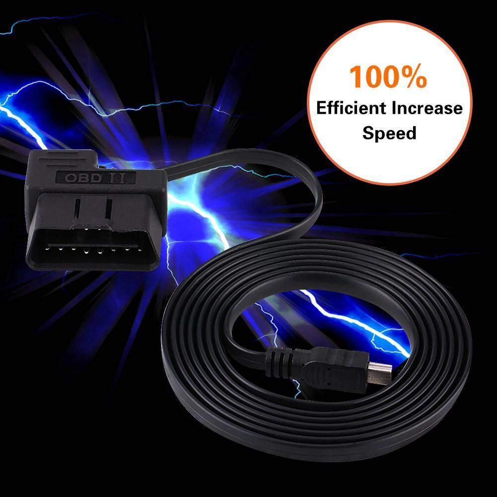 180cm Car OBD-II OBD2 EOBD 16pin Diagnostic Extension Adapter to Mini USB Cable