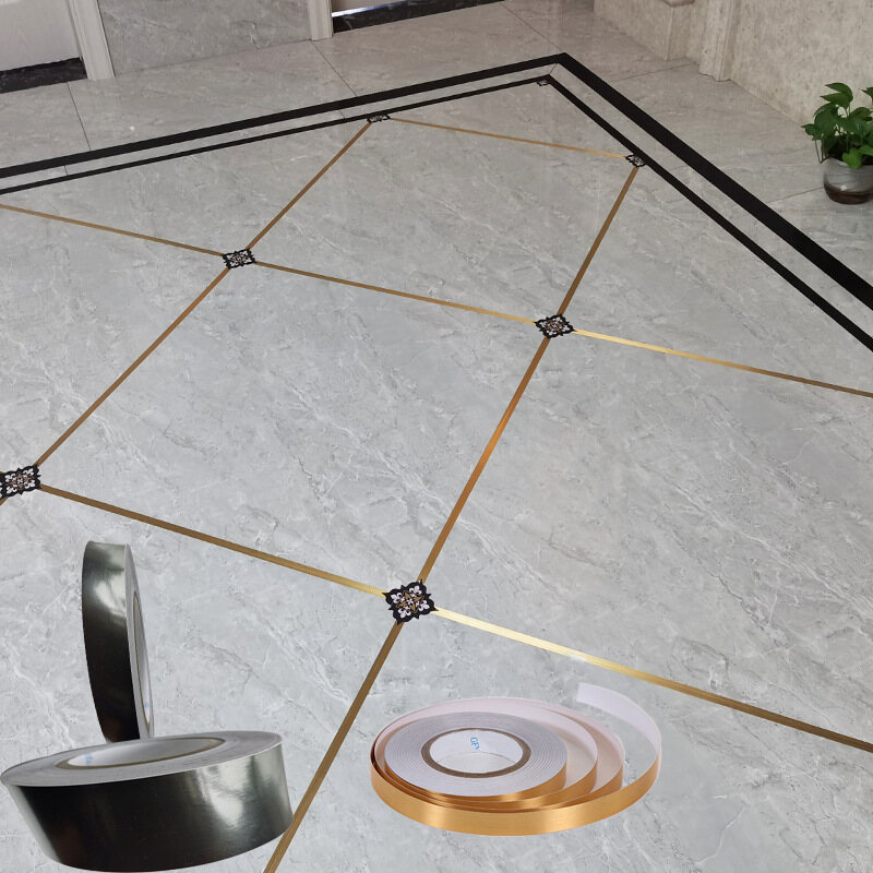 Băng keo dán viền gạch 50m chống mốc chống thấm nước cho gạch ốp tường, lát sàn - intl-INTL