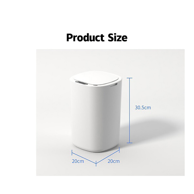 JIASHI Smart sensor trash can Automatic opening Sealed design No smell 12L Garbage classification can be used in the kitchen and bathroom of the household office