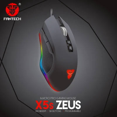 Fantech X5s ZEUS Mouse Gaming Running RGB Macro