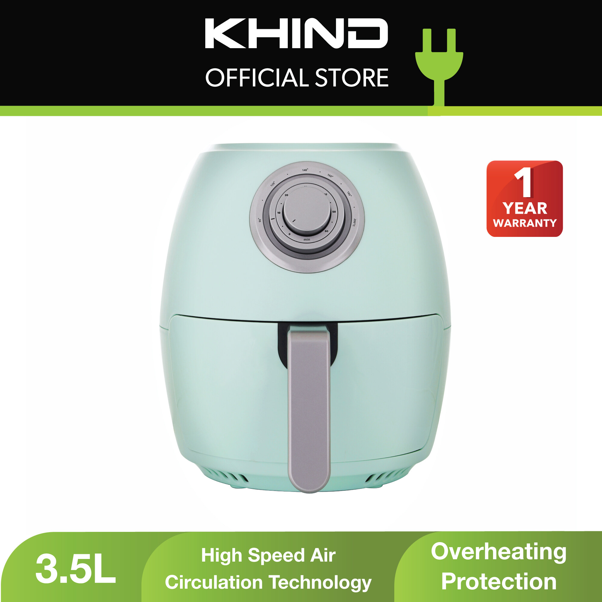 Khind air fryer outlet 3.5 liter