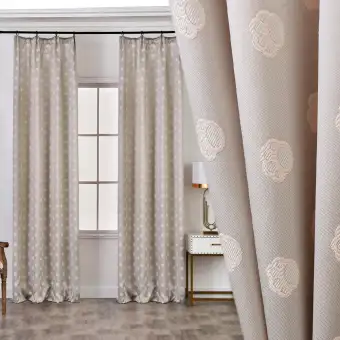 Napearl Cartoon Dog Cat Claw Paw Print Semi Blackout Curtain Child