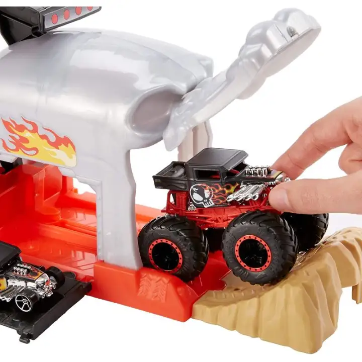 hot wheels monster truck launcher