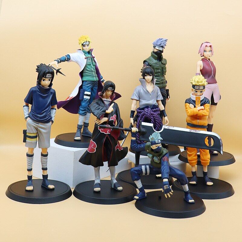 Naruto action store figure collection