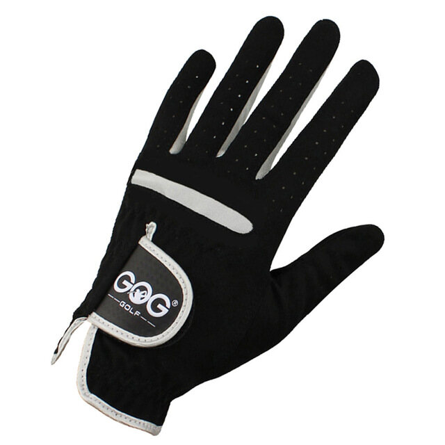 GOG golf gloves for men black soft fabric Breathable outdoor sports golf ball glove left hand right hand non slip 1pcs