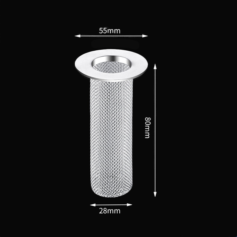 YESPERY Multifunctional Stainless Steel Floor Drain Strainer Mesh Basket Strainer Hair Trap Anti-clogging Debris Strainer for Bathroom Kitchen