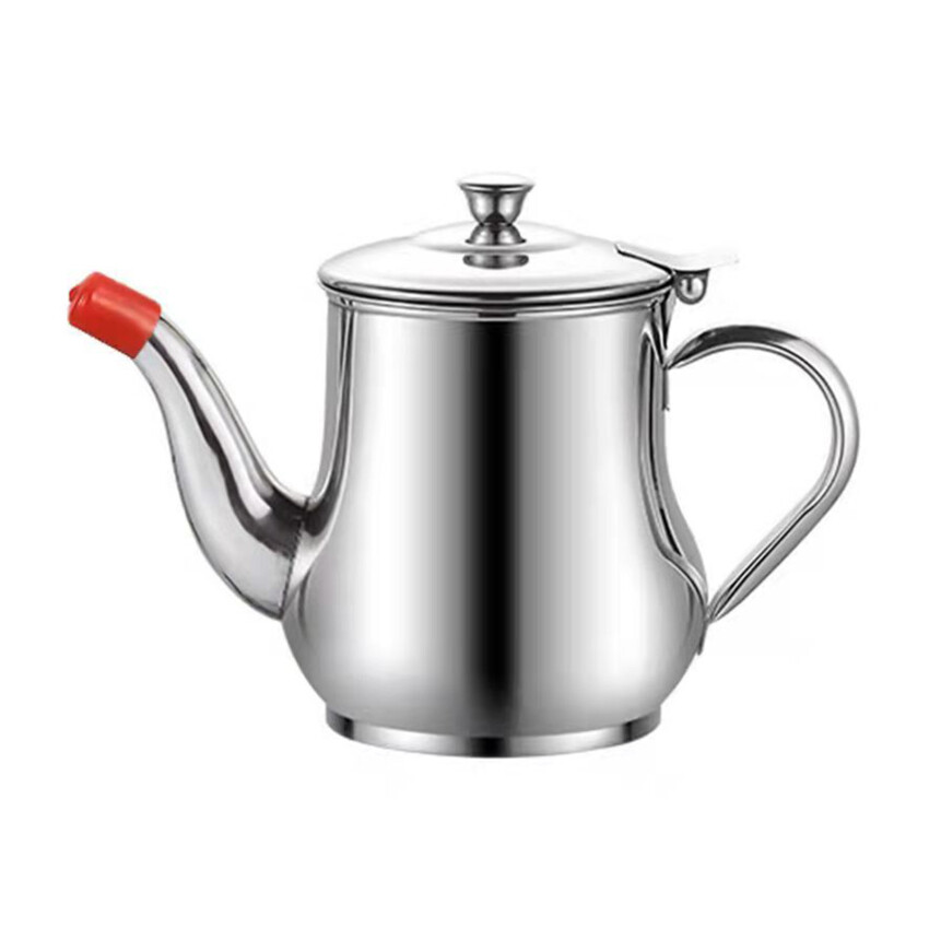 13/18/70oz Stainless Steel Teapot With Filter Kitchen Oil Filter Pot Liquid Seasoning Container Coffee Holder Tea Kettle Kitchen Accessorie