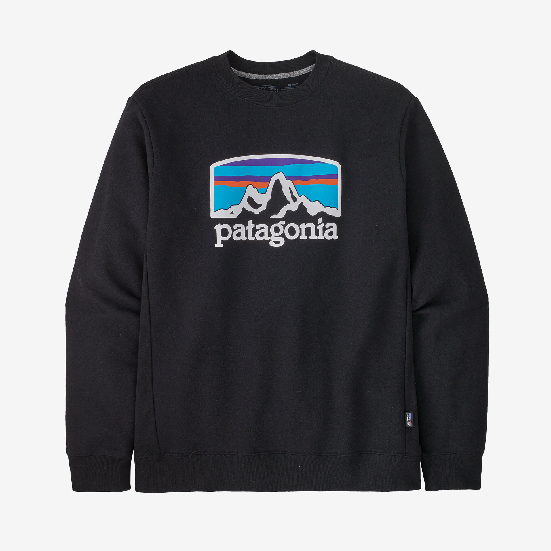 Patagonia men's and women's classic LOGO sweater with round neck and plush sweatshirt