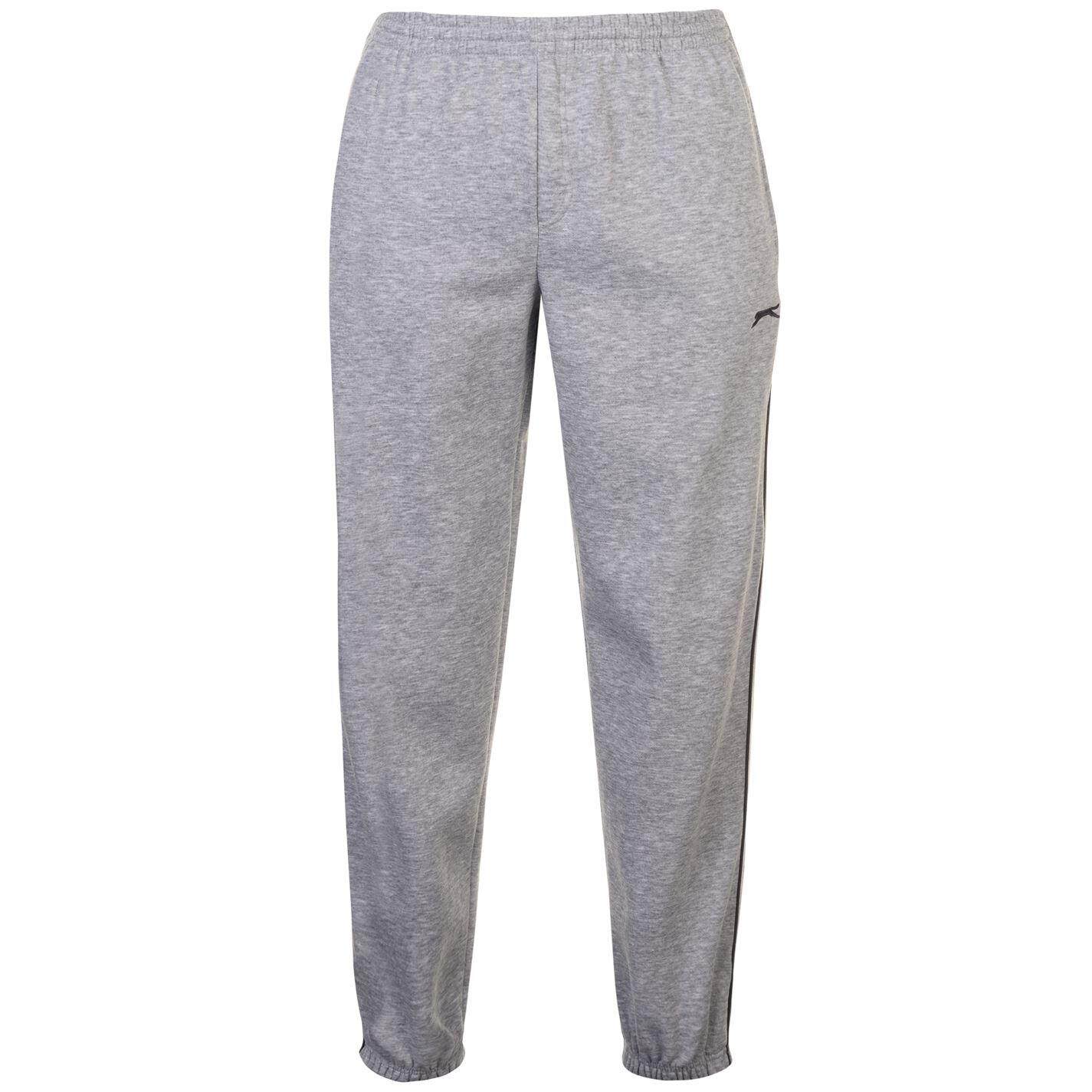 slazenger cuffed fleece jogging pants mens