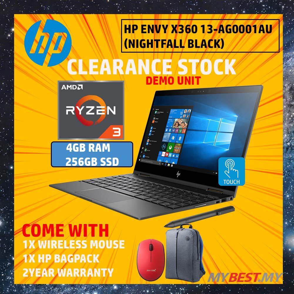 HP Envy X360 13-AG0001AU Laptop (R3-2300U 3.40GHz,256GB,8GB,13.3 FHD Touch,W10) - *DEMO UNIT* Malaysia