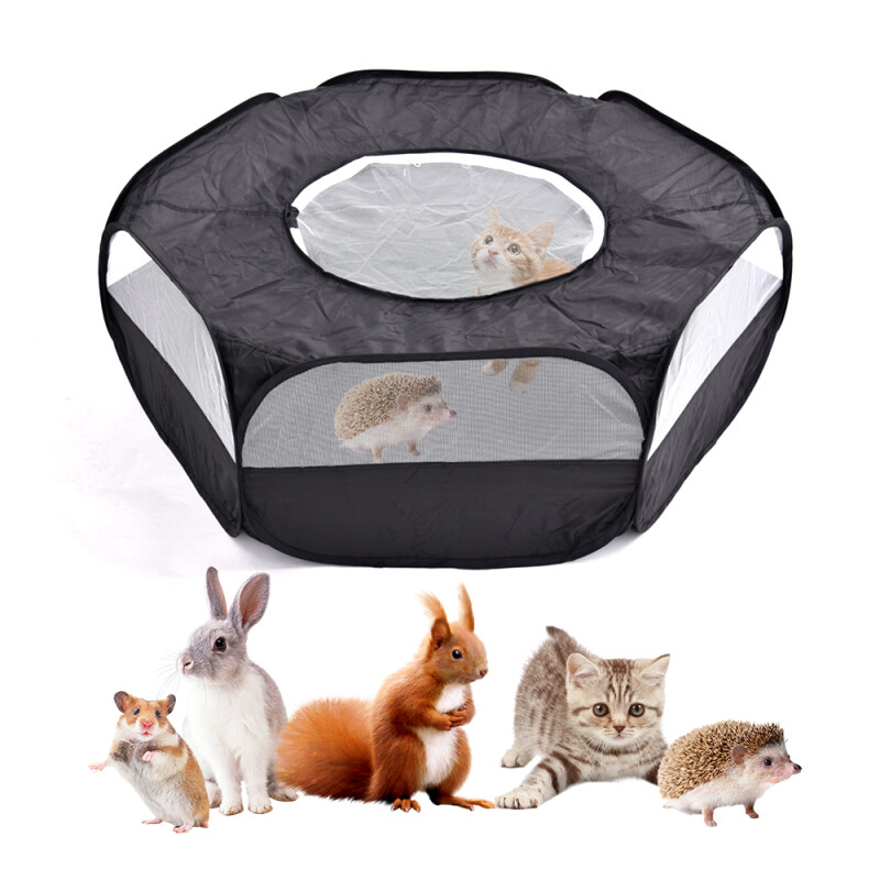 Xách Tay Có Thể Gập Lại Pet Chicken Tent Lưới Hàng Rào Ngoài Trời Với Bìa