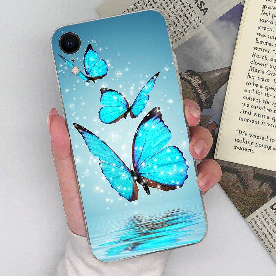 Casing For iPhone X XR Max XS Casing Painted Soft Silicon TPU Back cover For iphone x xs max xr Capa Skin shockproof Fashion Labels Lovely Luxury Shockproof Phone Cover Silicone Soft TPU
