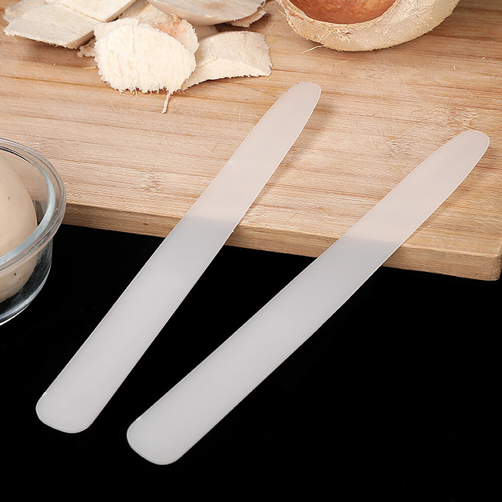 2Pcs Durable Plastic Coconut Opener Coconut Meat Removal Soft Long Handle Coconuts Tools