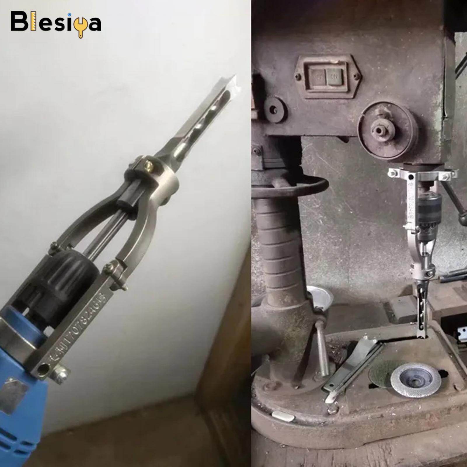 Blesiya Square Hole Drill Fixed Bracket Exquisite Workmanship for Drill Machine