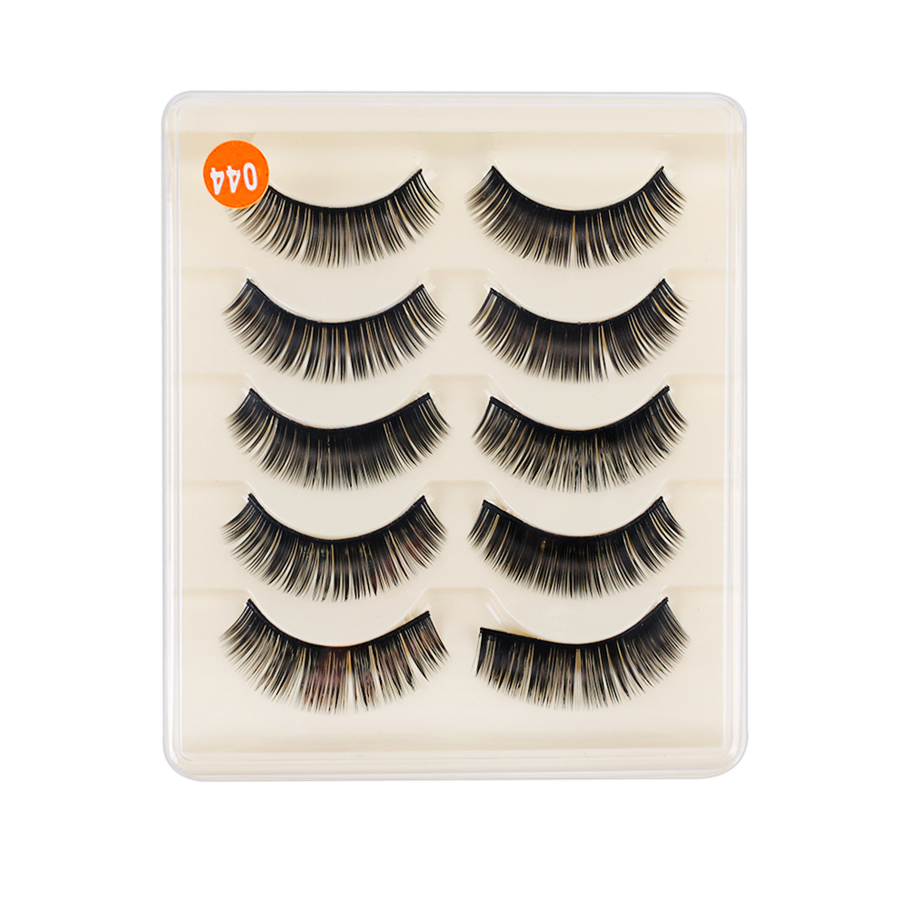 5 Pairs Eyelashes Natural Long 3D Faux Mink Lashes Fluffy Volume False Eyelashes Cruelty Lashes Makeup