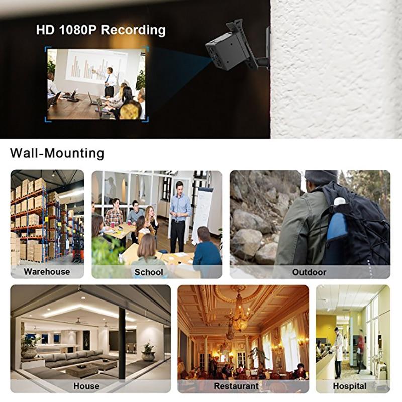 Camera Mini Monitor HD 1080P Mini camera Infrared Night Vision Monitor Concealed small Cam ...