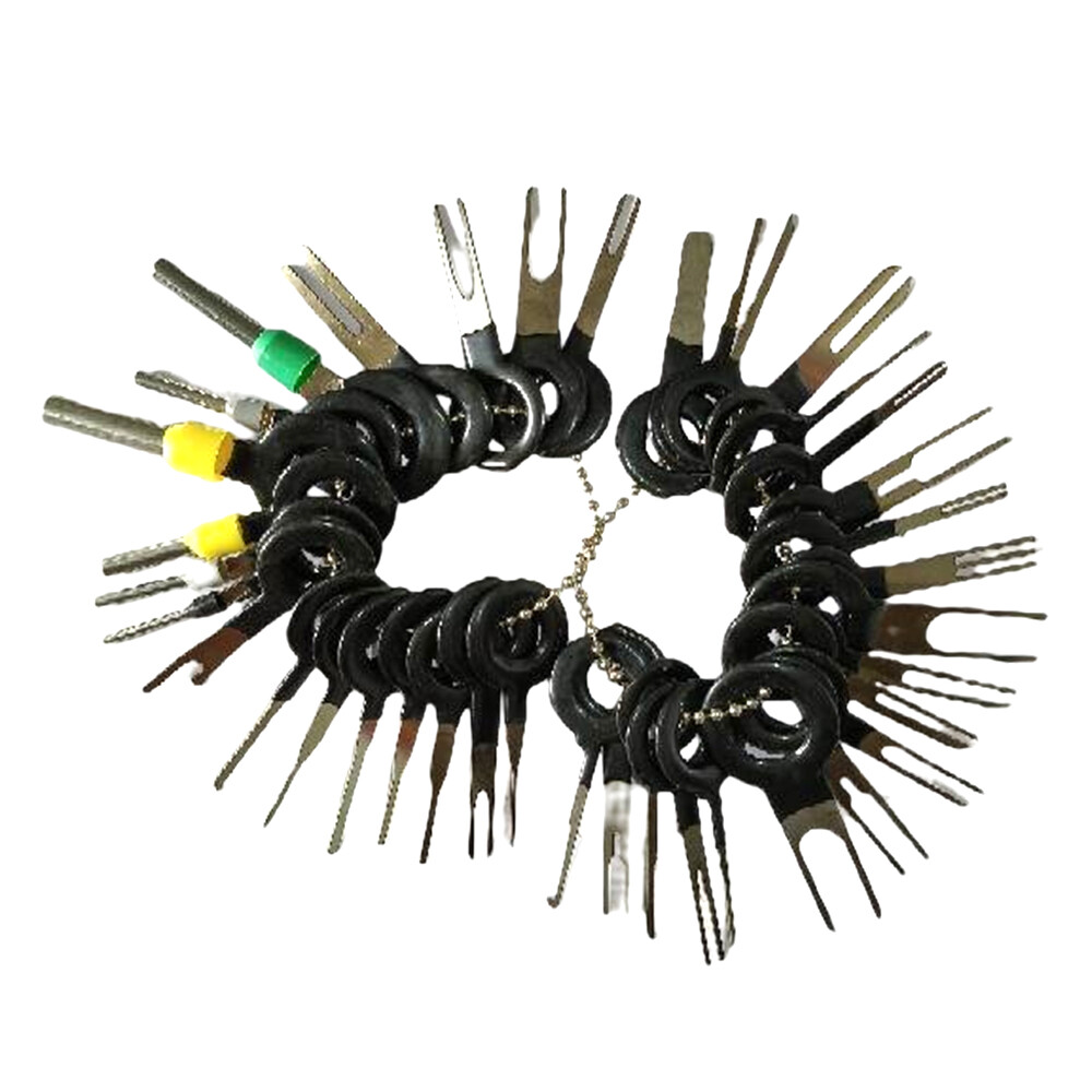 Aideepen Terminal Removal Tool Kit Terminal Ejector Kit for Car Pin Wire Connector Puller Repair Key Removal Tools