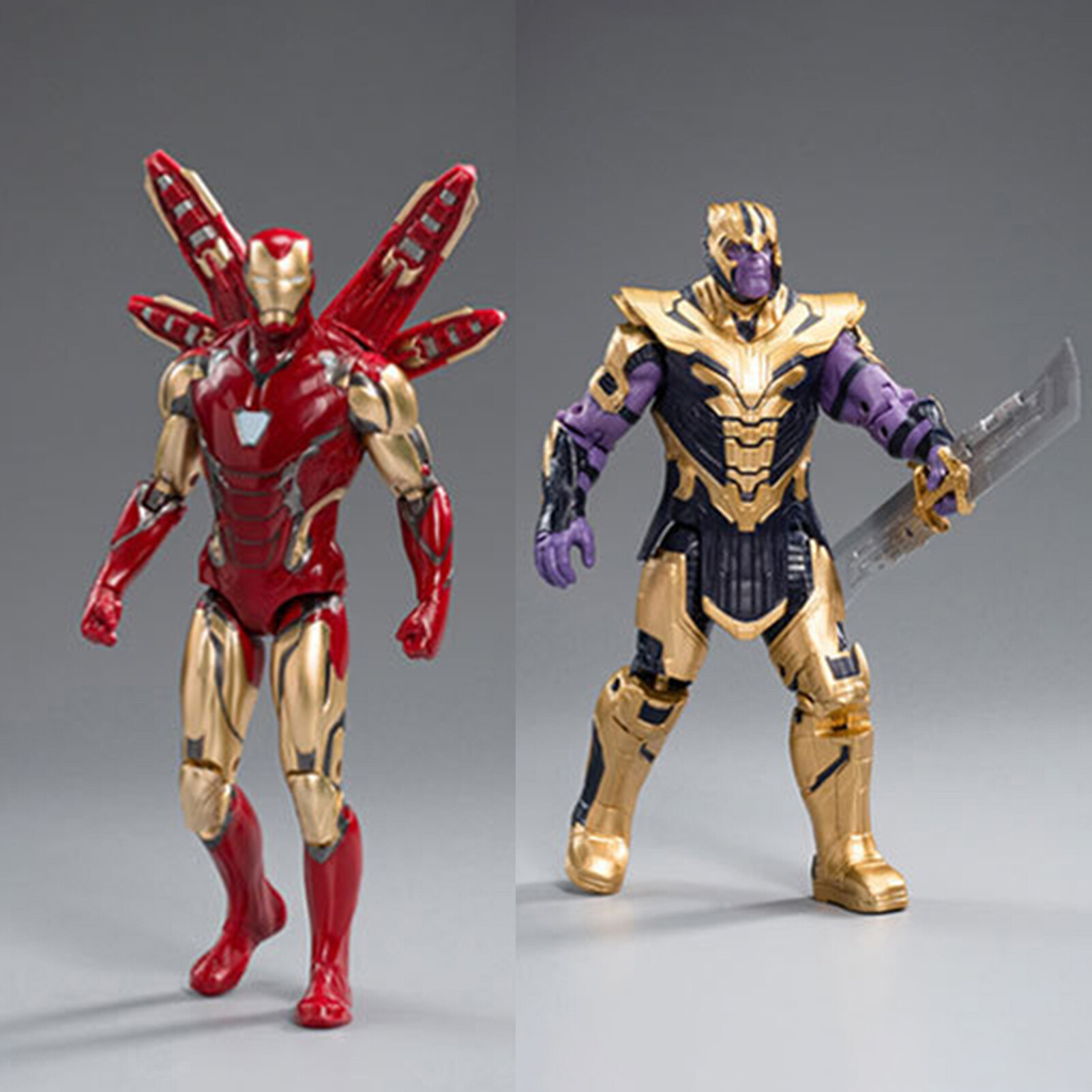 Marvel Iron Man Model Vivid Expression Excellent Craftmanship Solid The Avengers Thor Hulk Iron Man Statue for Collection Durable Marvel Iron
