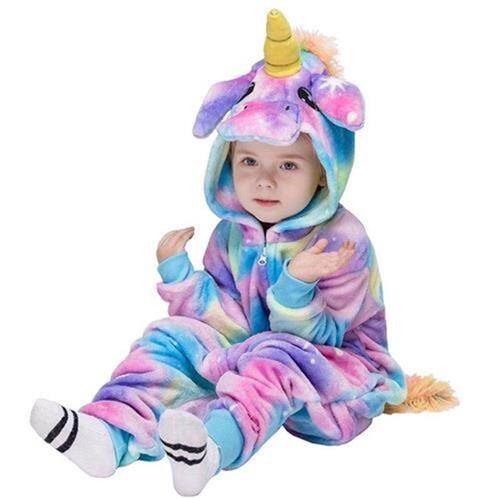Child Kigurumi Animal Onesie Sleepwear Unicorn Pajamas For Kids Girls Teens Bathrobe