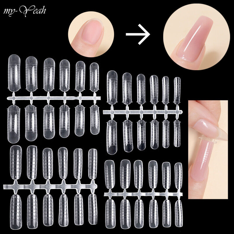 Bộ 48 Cái Khuôn Làm Móng Myyeah Bằng Nhựa Trong Suốt Dùng Để Nối Móng Nghệ Thuật-Intl giá rẻ