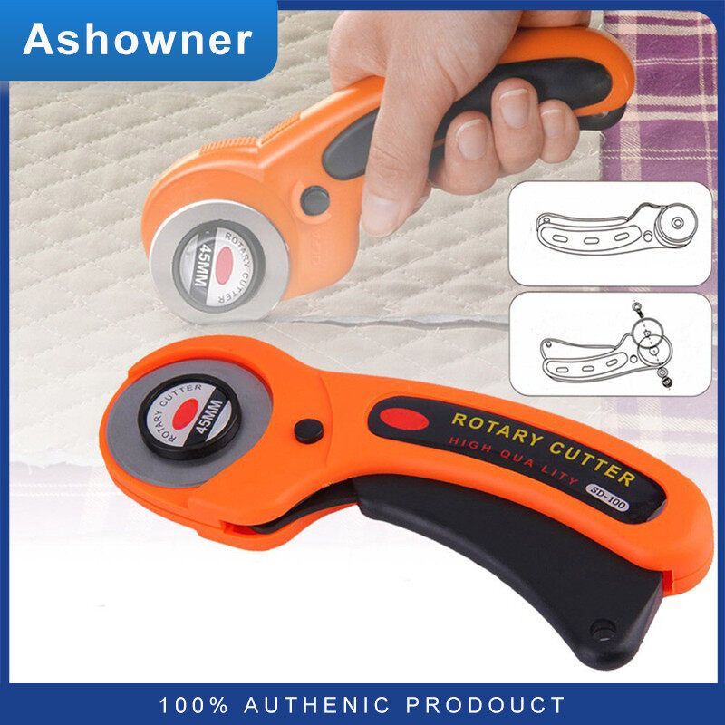 Ashowner【45mm】Patchwork Roller Wheel Cutter Cloth Cutting Cutter