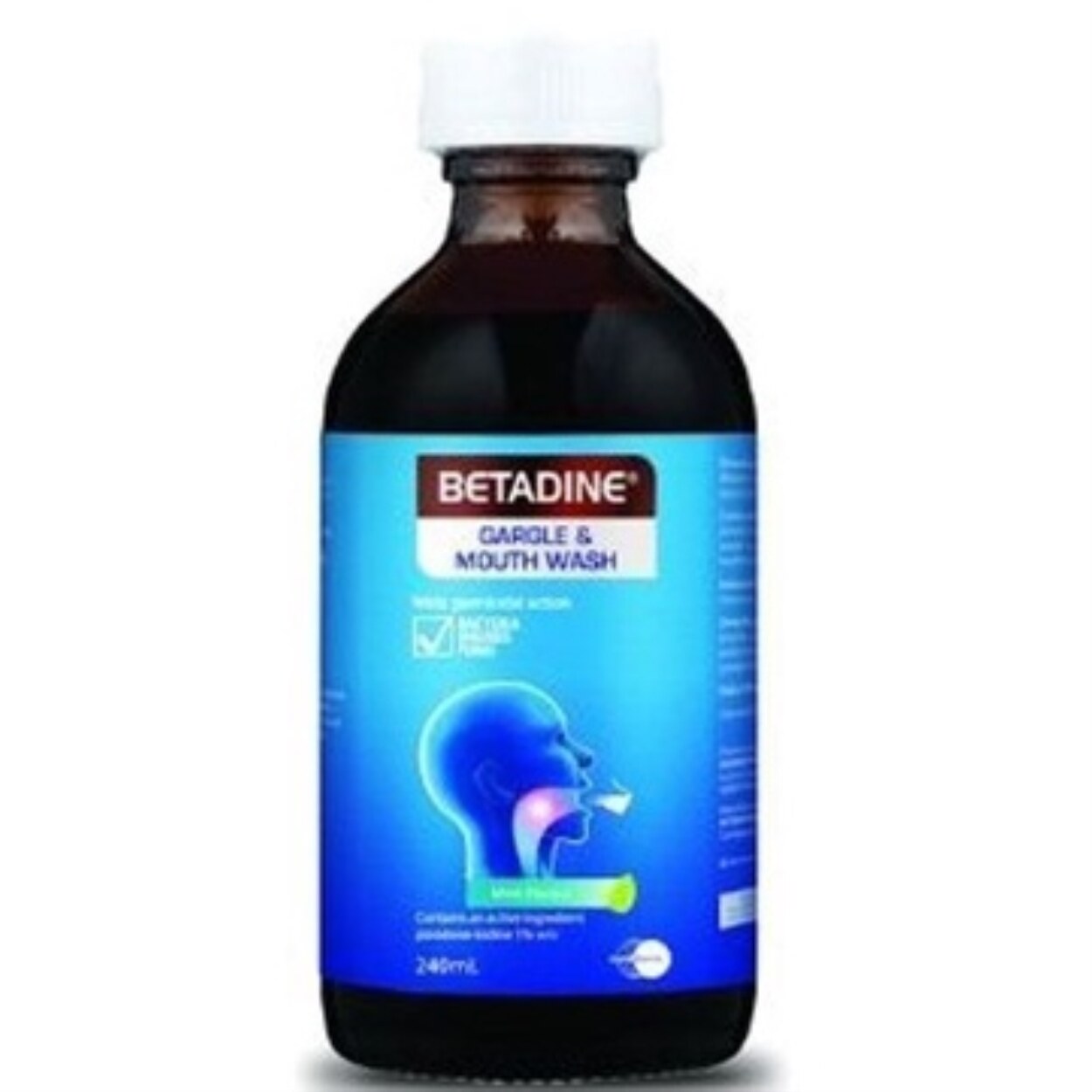 BETADINE MOUTH WASH 240ML Lazada