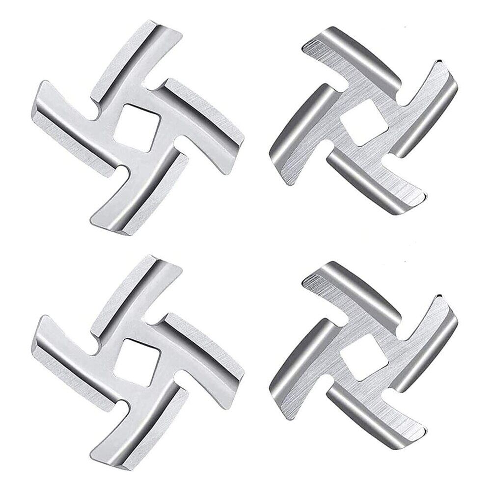 Meat Grinder Blade 100% Stainless Steel Food Grinder Accessories #5 Meat Grinder Cutter Compatible For Braun Panasonic Grinders