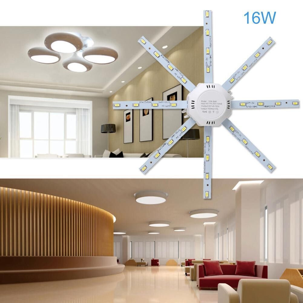 ไฟ LED Ing โมดูล220V ไฟดวงกลม LED ไฟติดเพดาน12W 18W 24W SMD5730ไฟแมงมุมไฟ LED Board ครัว