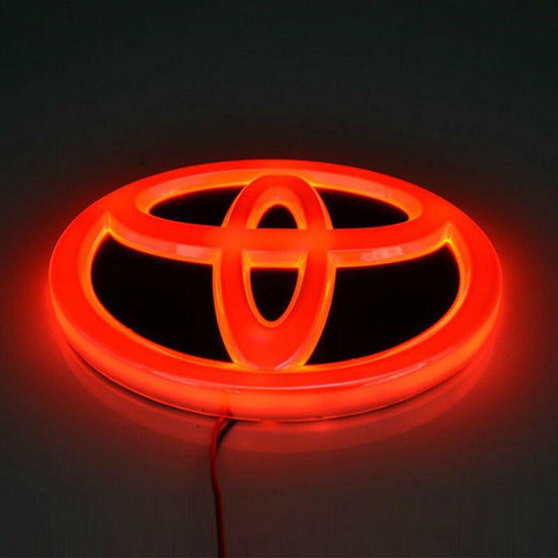 BuyV TOYOTA LOGO LED Car Emblems Full Size Car Badge For Toyota Camry